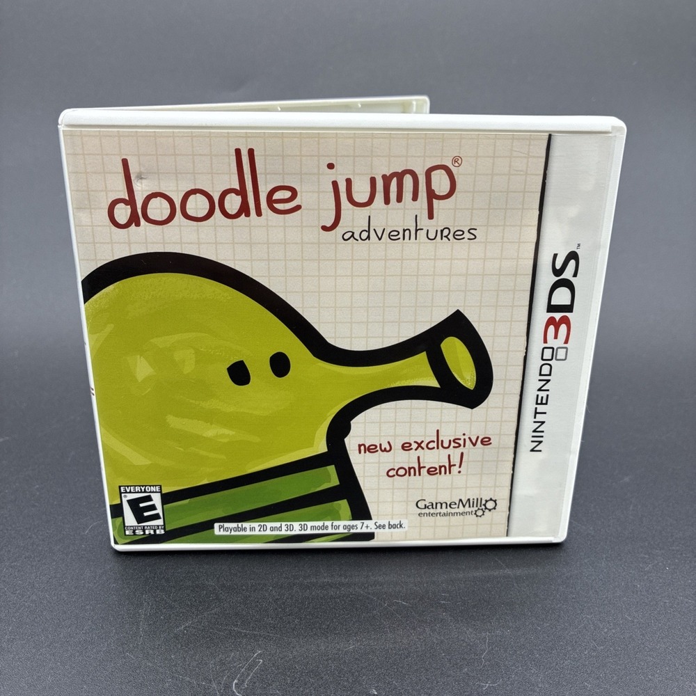 Doodle Jump Adventures Nintendo 3DS 2013 CIB Complete